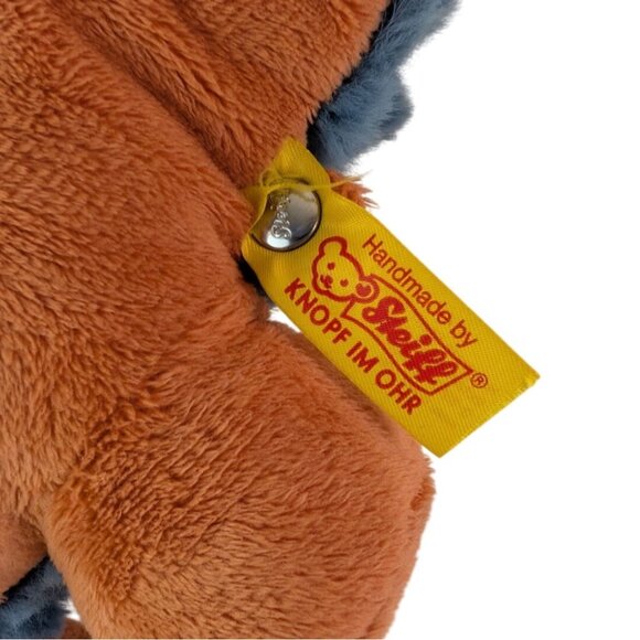 Steiff Bronko Brontosaurus Dinosaur Plush 16" Stuffed Animal Toy #087837 Retired - Picture 5 of 7